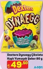 DEXTERS DYNAEGG ÇİKOLATA KAPLI YUMUŞAK ŞEKER 80 G